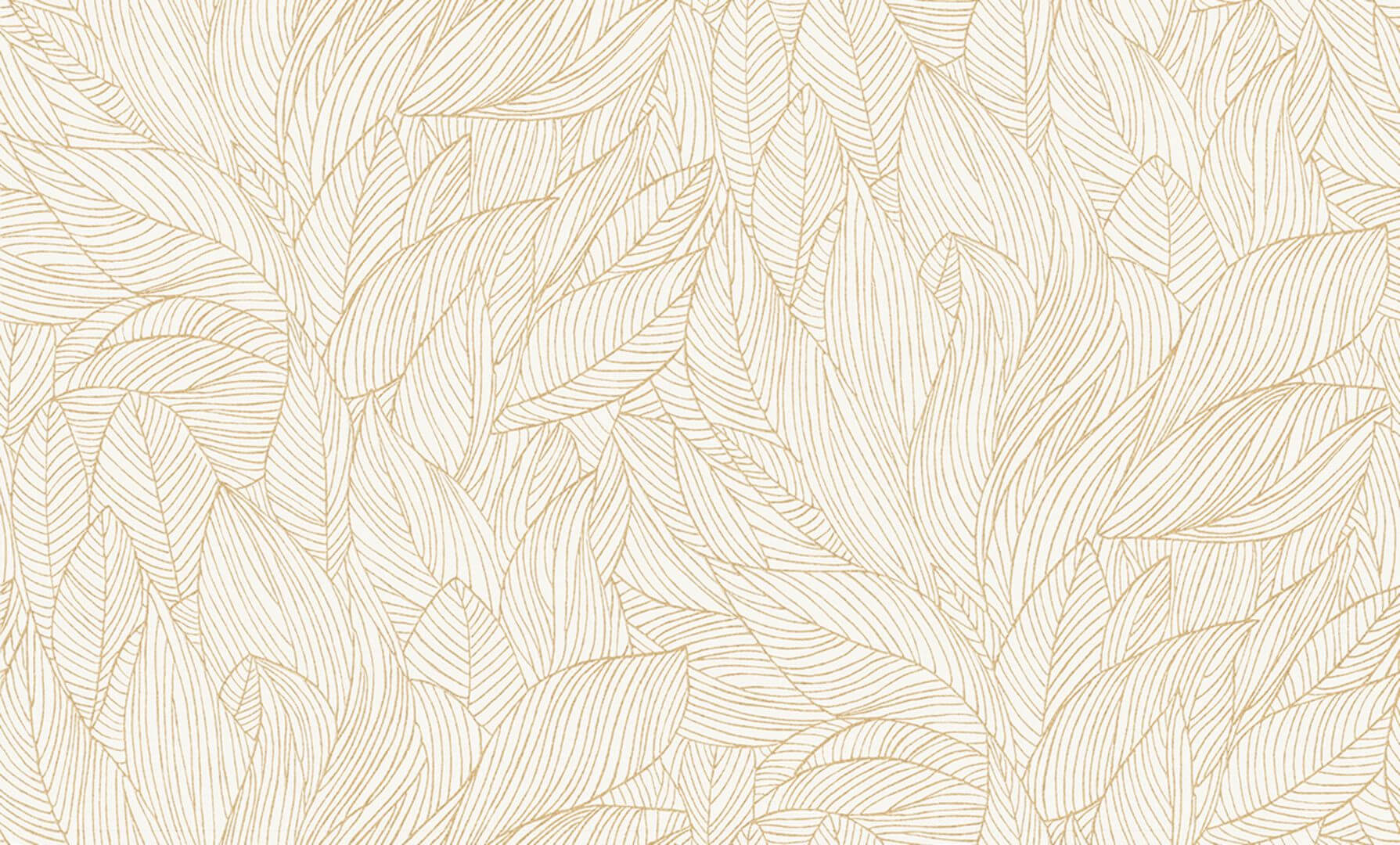Tapeta liście Casamance 76602140 Hosta Jardin Felicia - 106 cm szer.