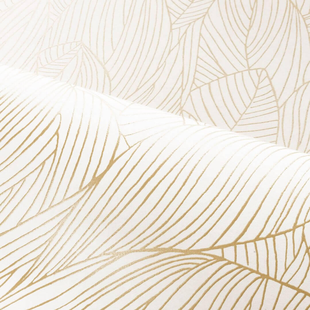 Tapeta liście Casamance 76602140 Hosta Jardin Felicia - 106 cm szer.