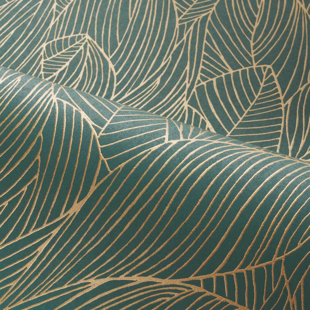 Tapeta liście Casamance 76602650 Hosta Jardin Felicia - 106 cm szer.