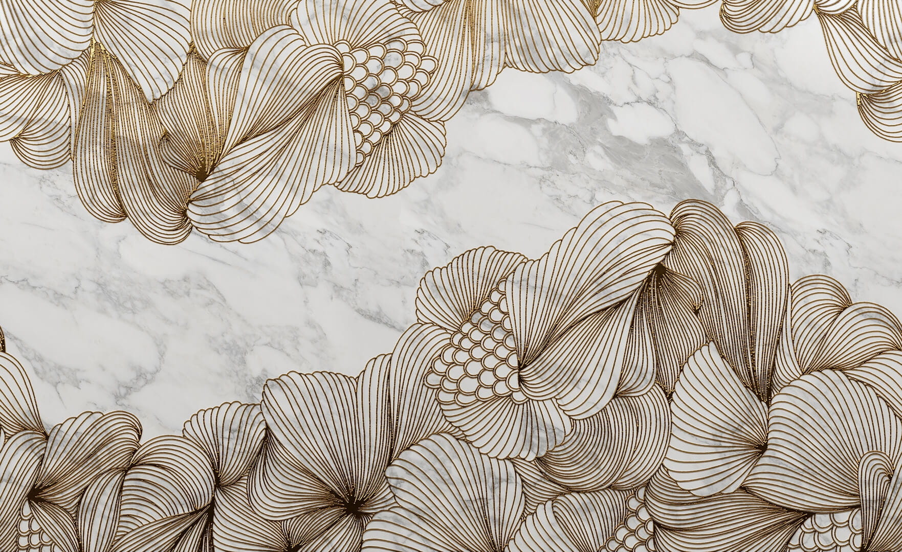Fototapeta marmur i linie Rebel Walls R20141 Opulence 3D