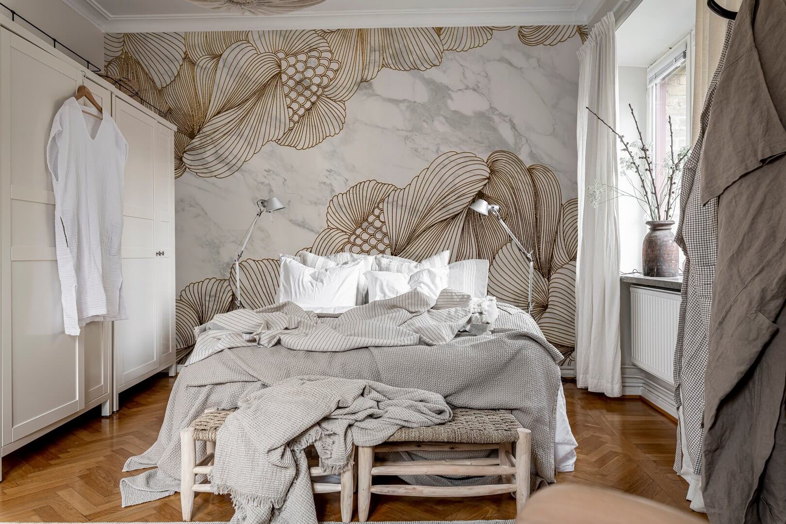 Fototapeta marmur i linie Rebel Walls R20141 Opulence 3D