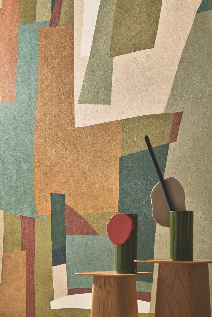 Mural abstrakcyjny geometryczny Casamance 71570204 Vernissage Exploration