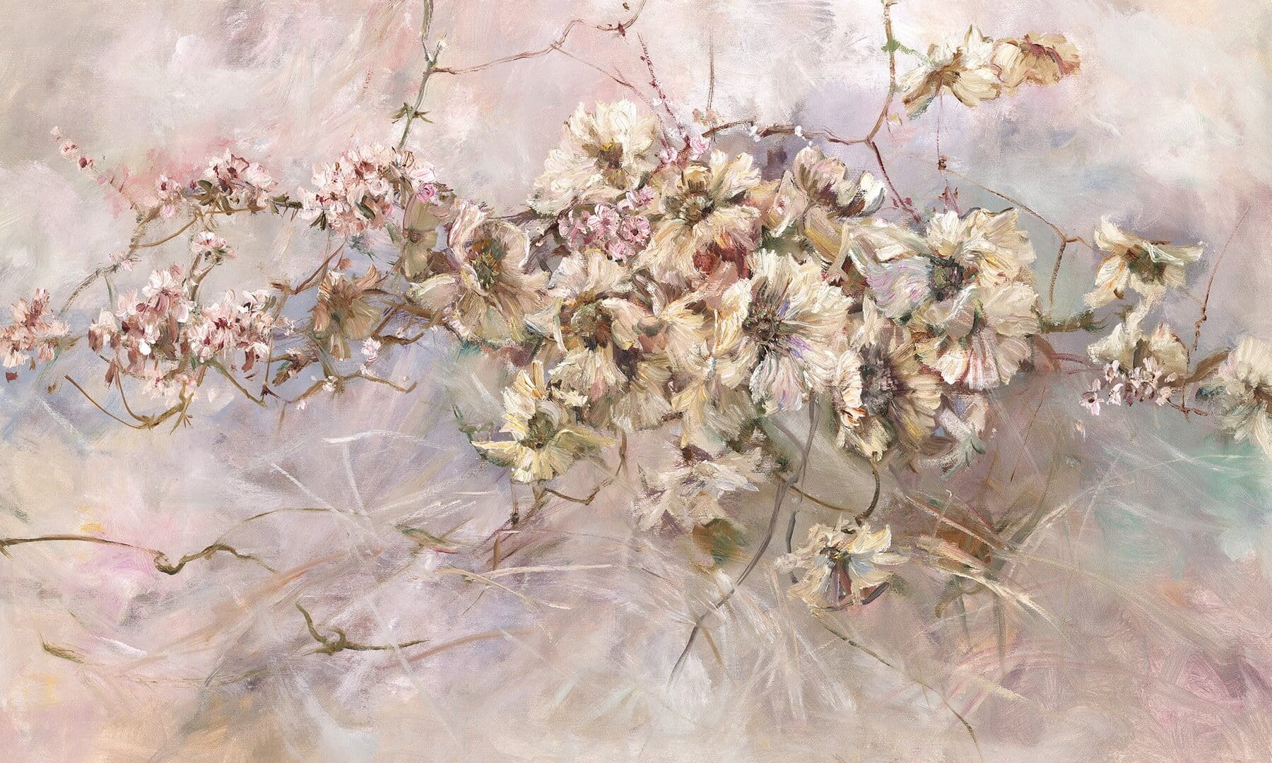 Fototapeta artystyczne kwiaty Wonderwall Hanami 35031302