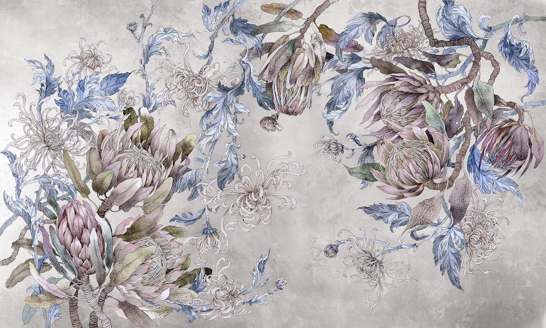 Fototapeta bukiety kwiatów Wonderwall Vesta 35062601