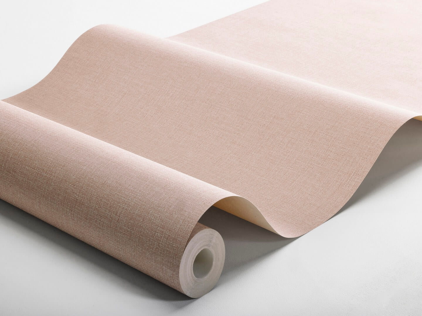 Tapeta minimalistyczna imitująca tkaninę Boras Tapeter 6125 Canvas Rose Shades