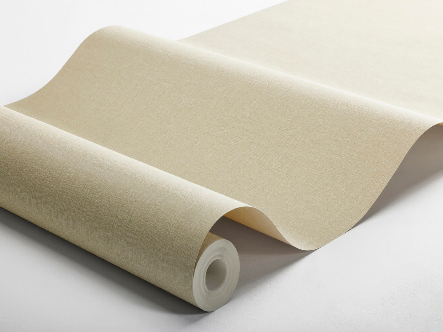 Tapeta minimalistyczna imitująca tkaninę Boras Tapeter 6126 Canvas Yellow Shades