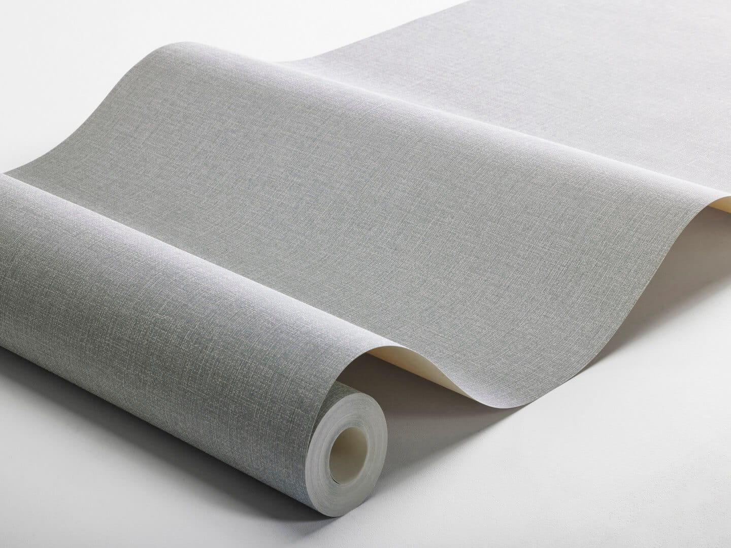 Tapeta minimalistyczna imitująca tkaninę Boras Tapeter 6131 Canvas Celadon Shades