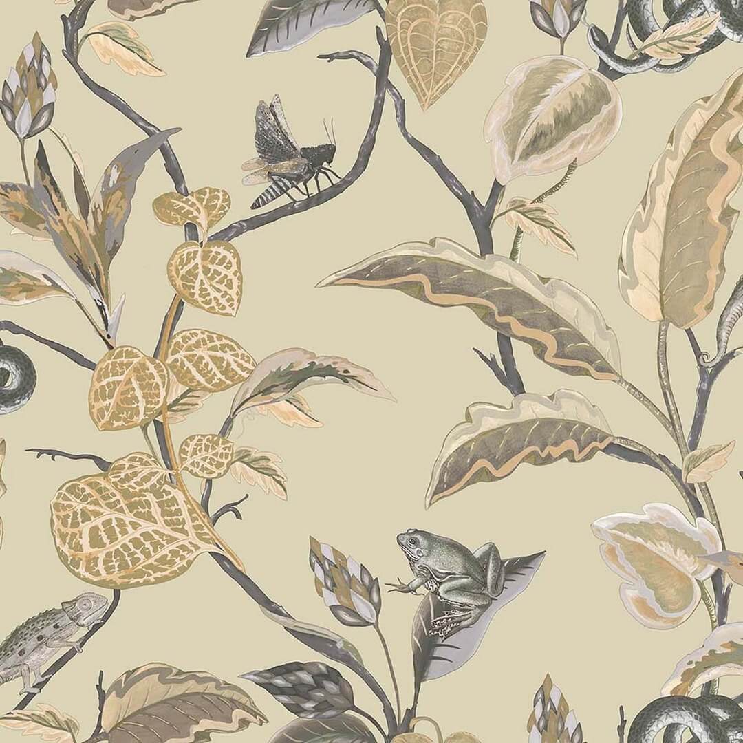 Tapeta botaniczna zwierzęta i rośliny Cristiana Masi 15509 Botany House