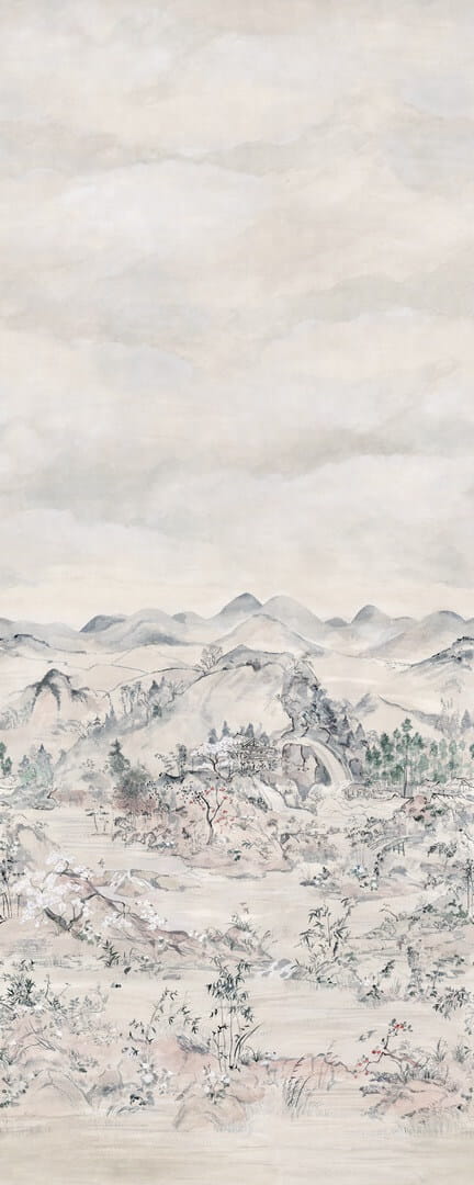 Mural w stylu chinoiserie Cole & Son Japanese Chinoiserie 126/5014 Shinrin Yoku