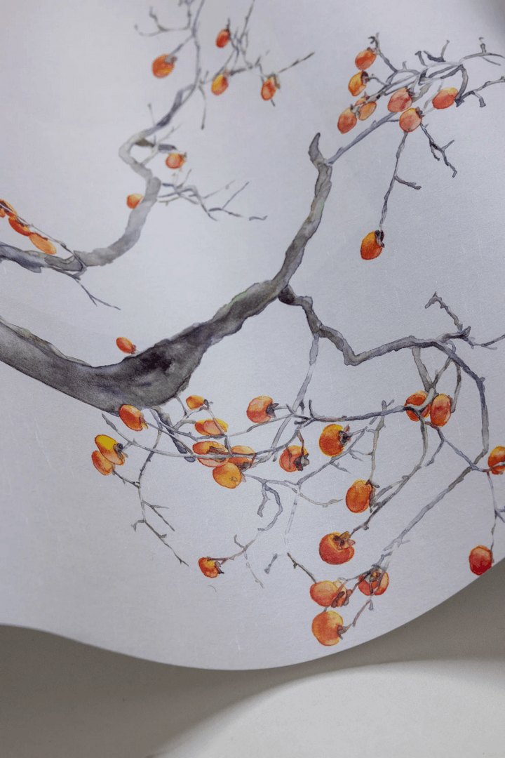 Tapeta drzewka w doniczkach Cole & Son Kaki Persimmon 126/2003 Shinrin Yoku