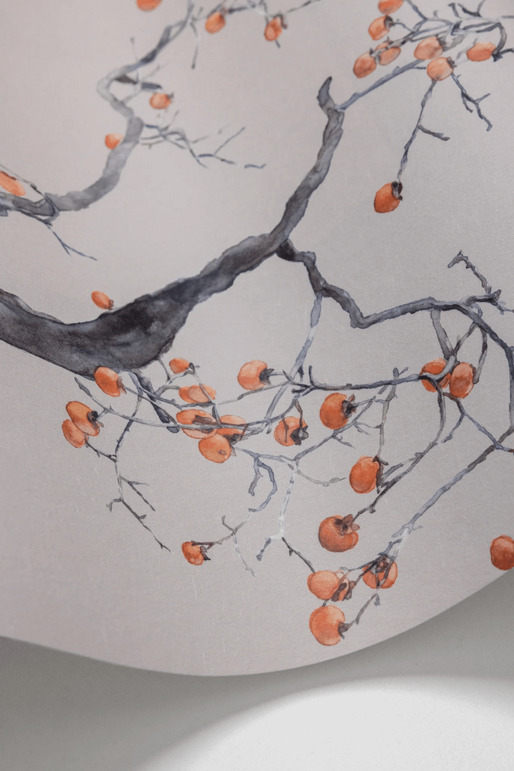Tapeta drzewka w doniczkach Cole & Son Kaki Persimmon 126/2005 Shinrin Yoku