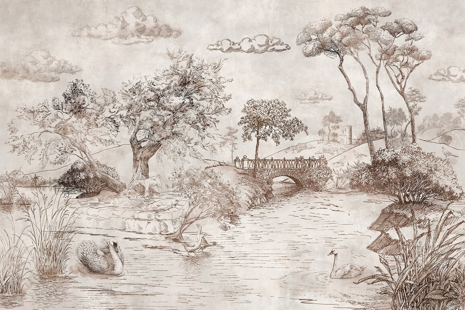 Fototapeta krajobraz natury Lorenso TPA 0824 0106 03 Riveria