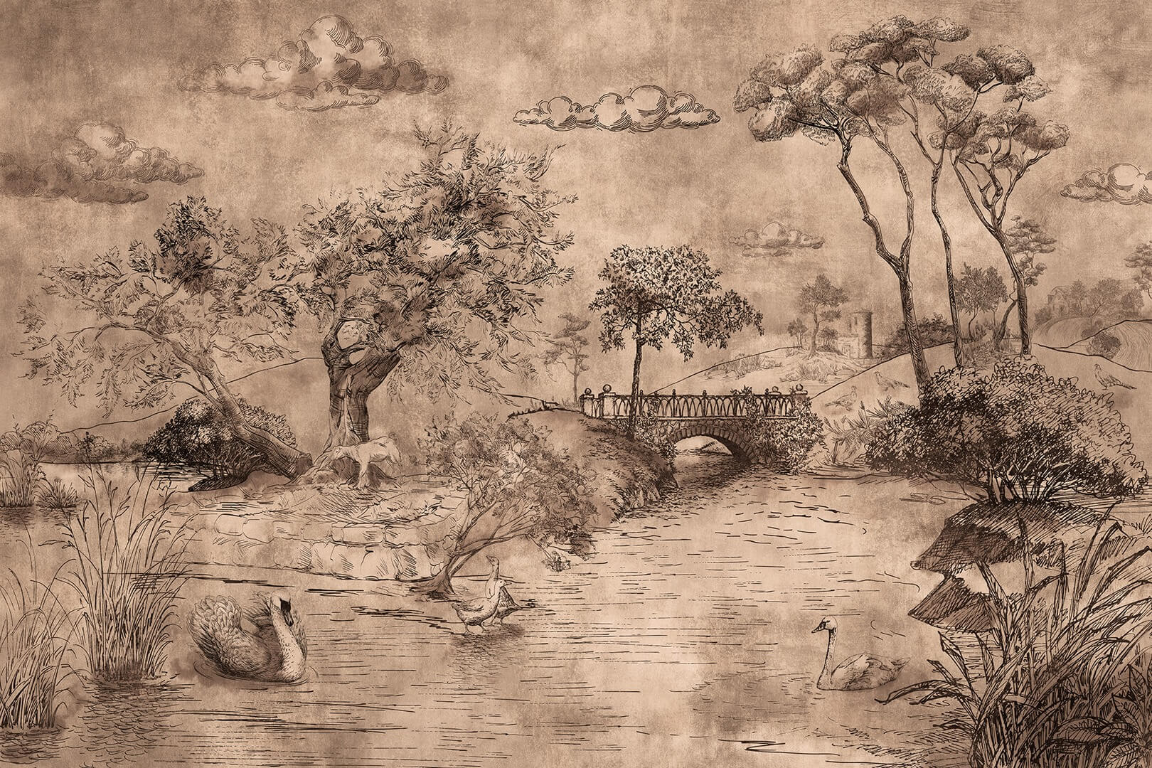 Fototapeta krajobraz natury Lorenso TPA 0824 0106 06 Riveria