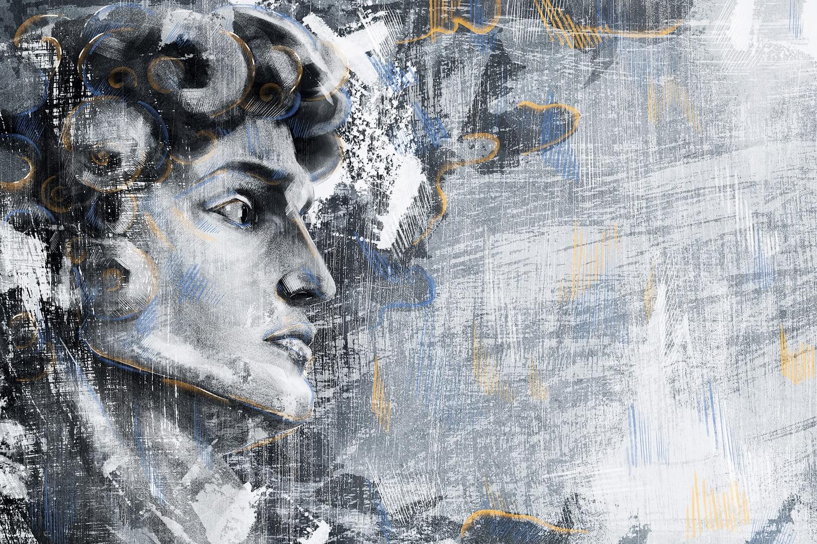 Fototapeta posąg twarz Lorenso TPA 1024 0110 00 Davius