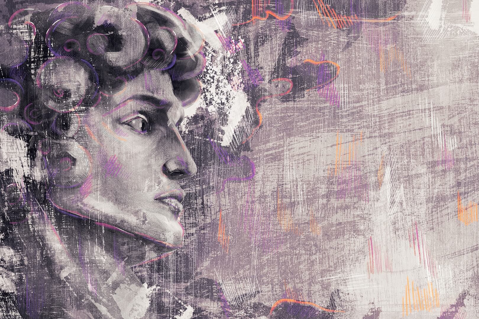 Fototapeta posąg twarz Lorenso TPA 1024 0110 01 Davius