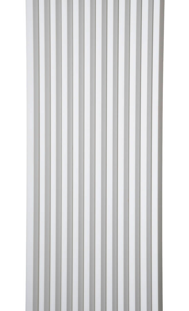 Panel ścienny 3D trójkąty malowany na biało WP003TP Vivid Mardom Decor - wys. 200 cm