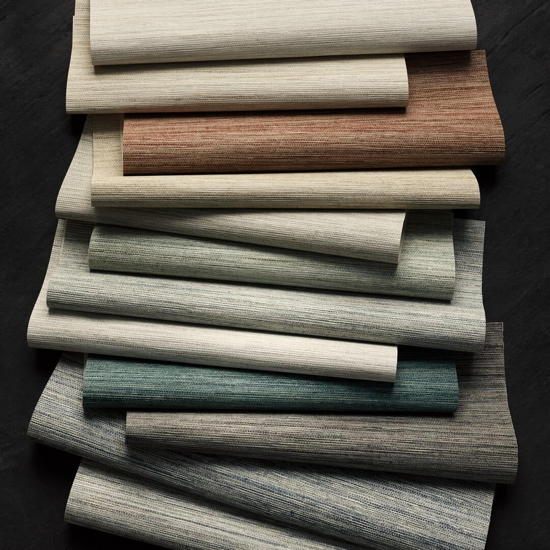 Tapeta imitująca płótno Romo W461/01 Esai Seagrass Embossed Textured Wallcoverings