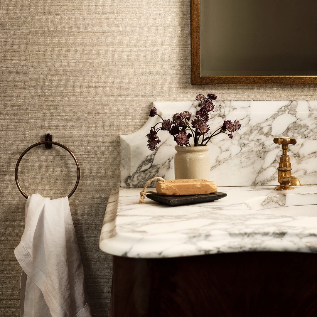 Tapeta płótno Romo W462/14 Ciro Abaca Embossed Textured Wallcoverings