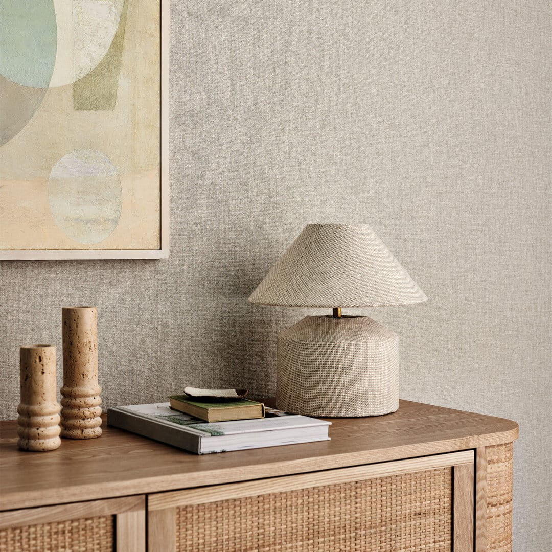 Tapeta lniane płótno Romo W463/01 Neo Linen Embossed Textured Wallcoverings