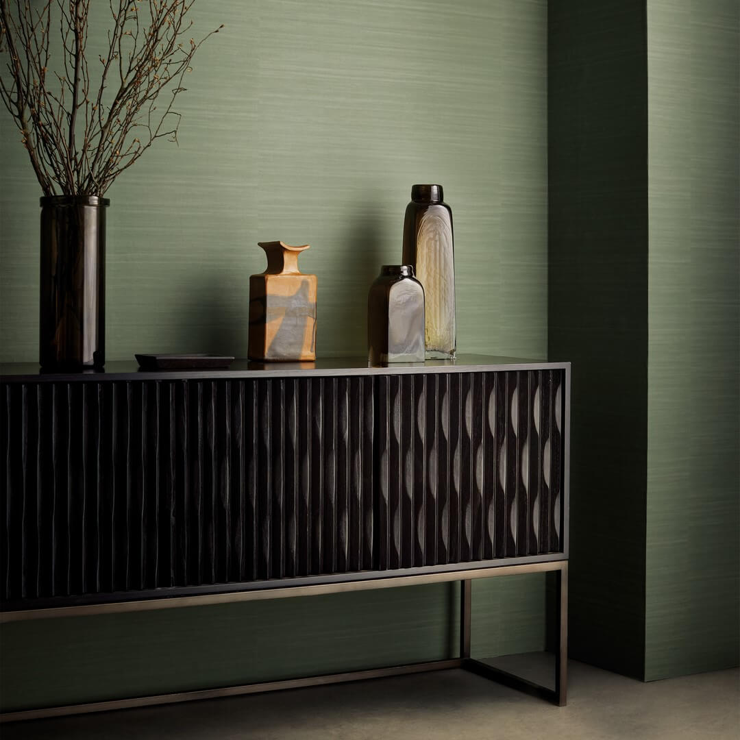 Tapeta imitująca jedwabne płótno Romo W464/03 Raya Silk Embossed Textured Wallcoverings