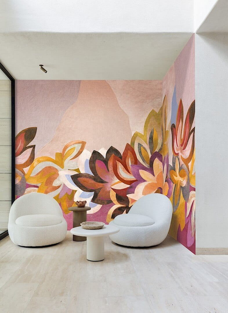 Mural artystyczne kwiaty Khroma DGRHA2021 Somerset Rhapsody