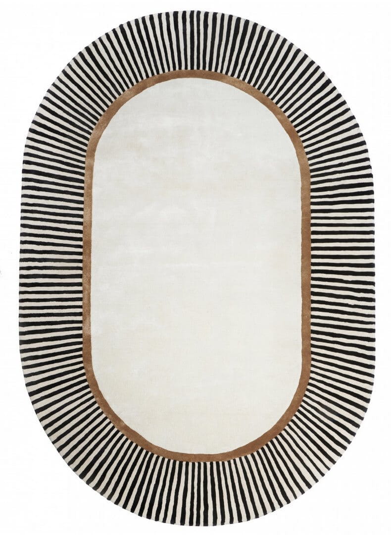 Dywan owalny AMBER BEIGE Handmade Collection Carpet Decor Fargotex