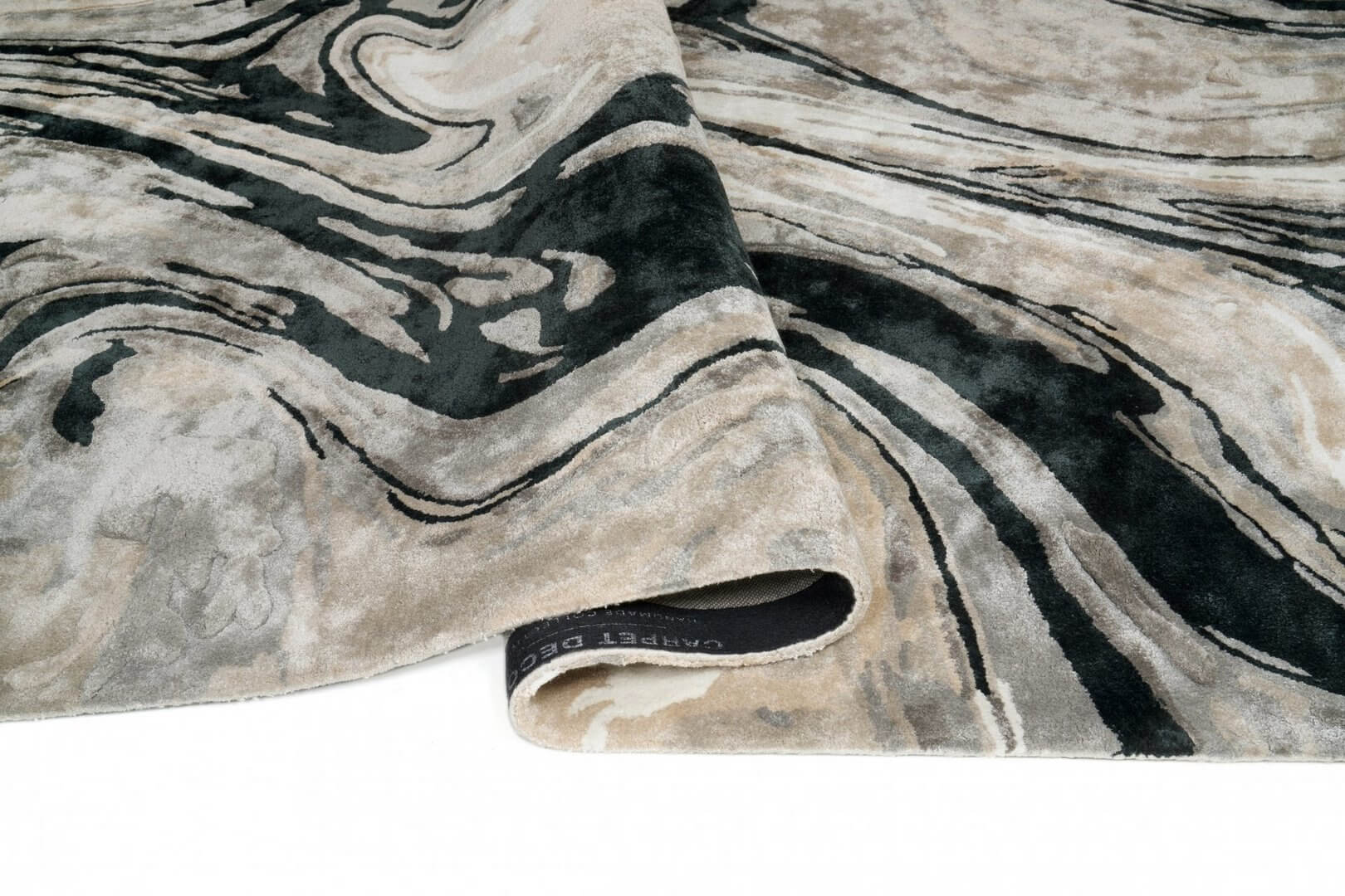 Dywan abstrakcyjny BLUR BLACK Handmade Collection Carpet Decor Fargotex