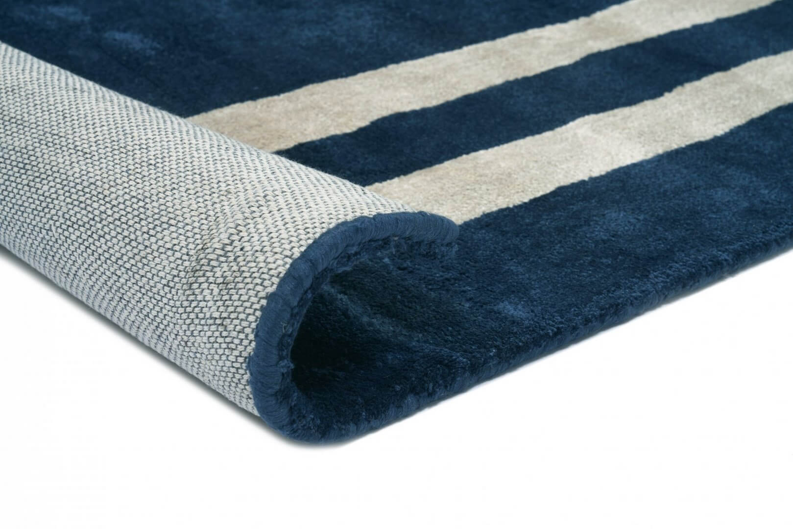 Dywan wiskozowy granatowy PIAZZA BLUE Handmade Collection Carpet Decor Fargotex