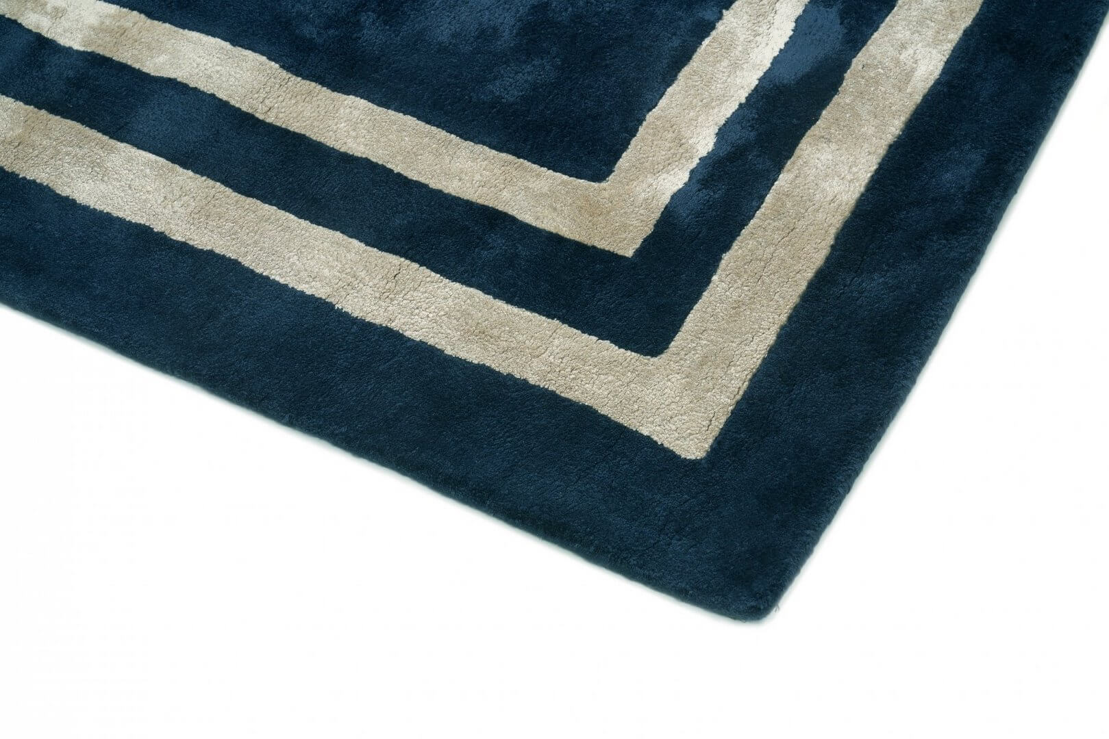 Dywan wiskozowy granatowy PIAZZA BLUE Handmade Collection Carpet Decor Fargotex