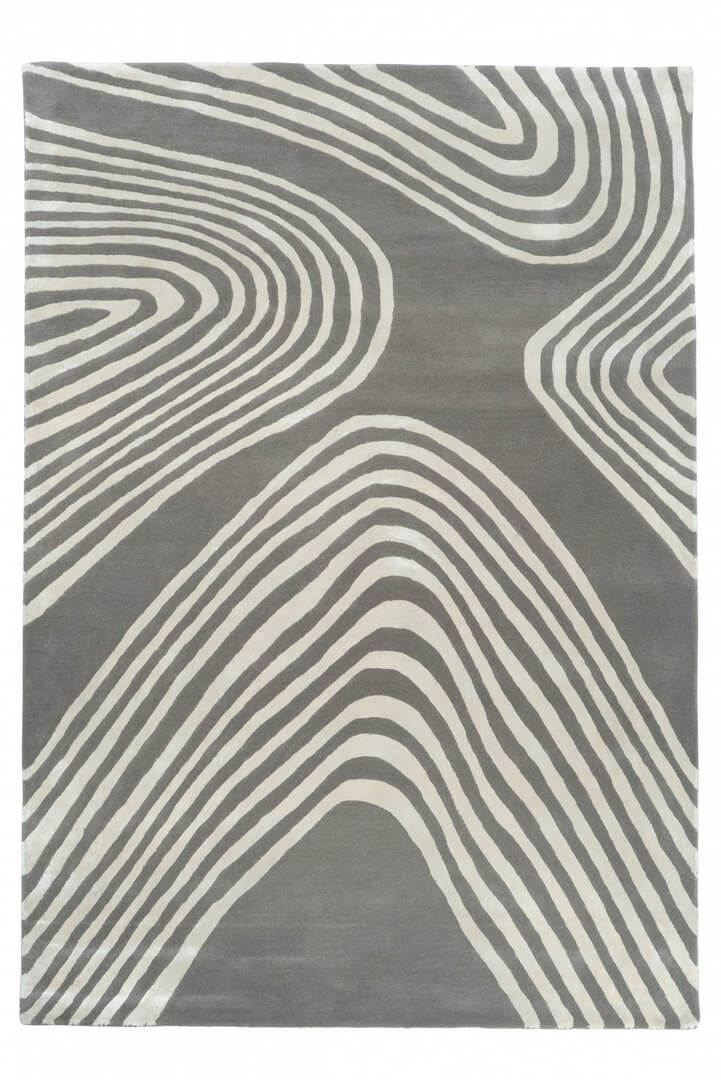 Dywan nowoczesny linie szary SAHARA BEIGE Handmade Collection Carpet Decor Fargotex
