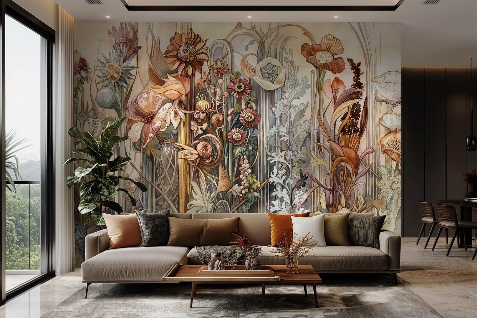 Fototapeta artystyczna botaniczna Lorenso TPA 0124 0052 01 Season