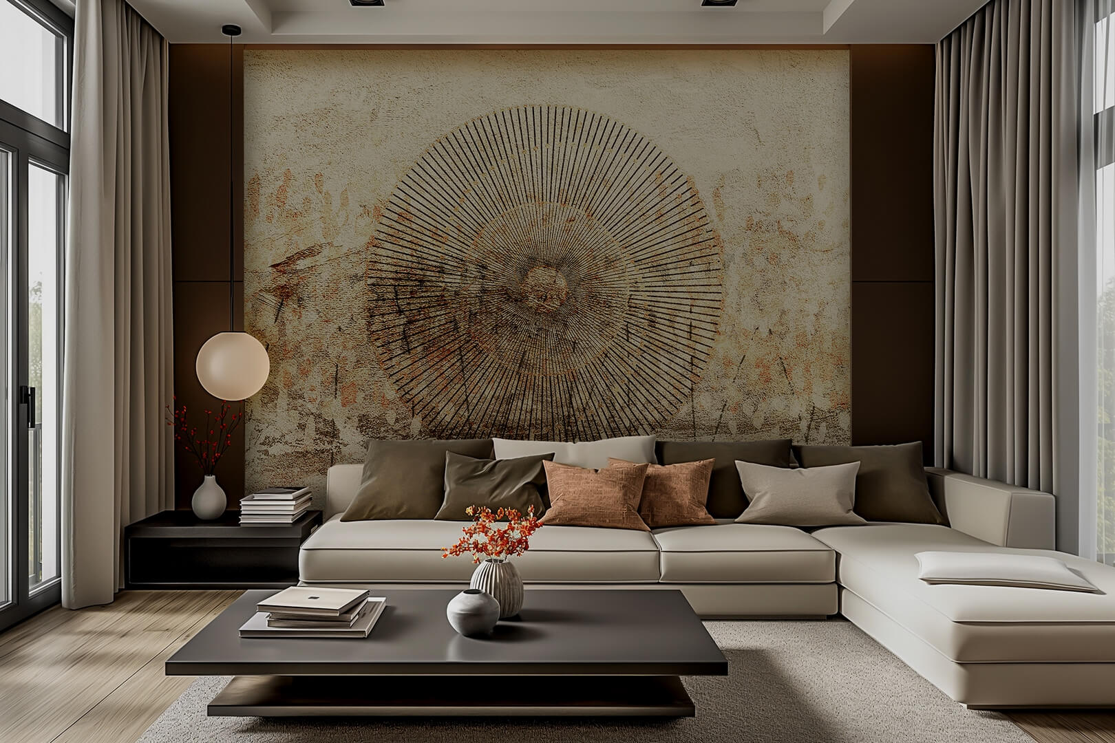 Fototapeta nowoczesna promienie Lorenso TPA 0224 0059 00 Omniro