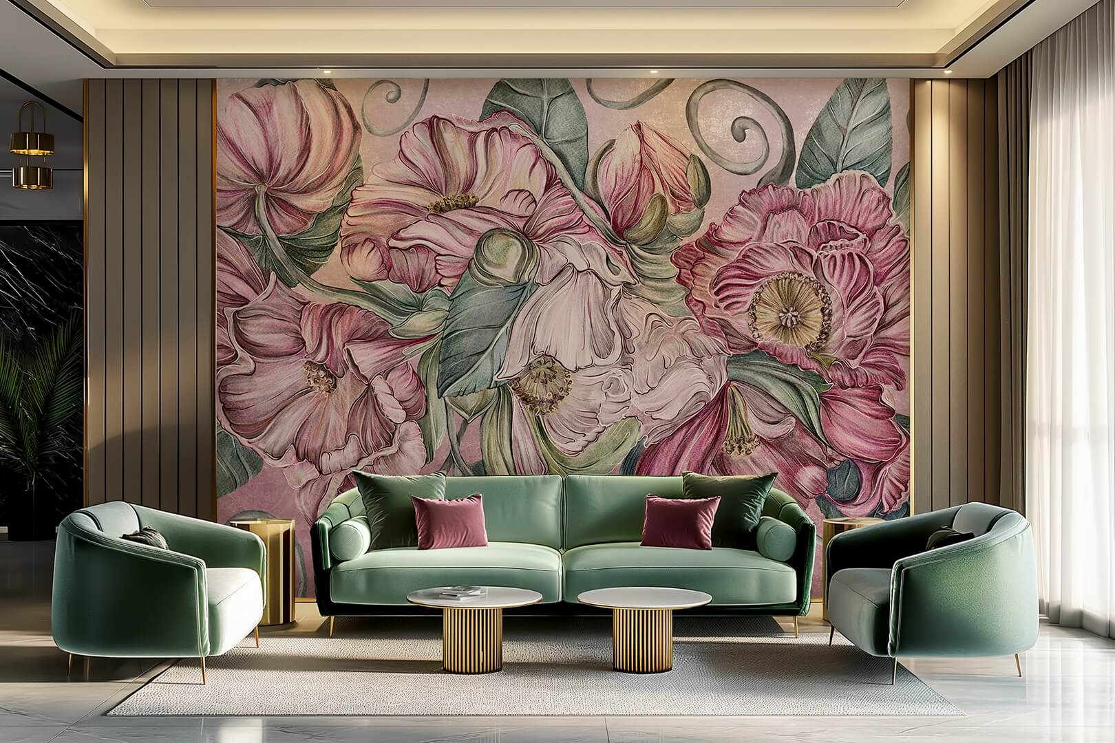 Fototapeta okazałe kwiaty Lorenso TPA 1123 0034 02 Gardenia