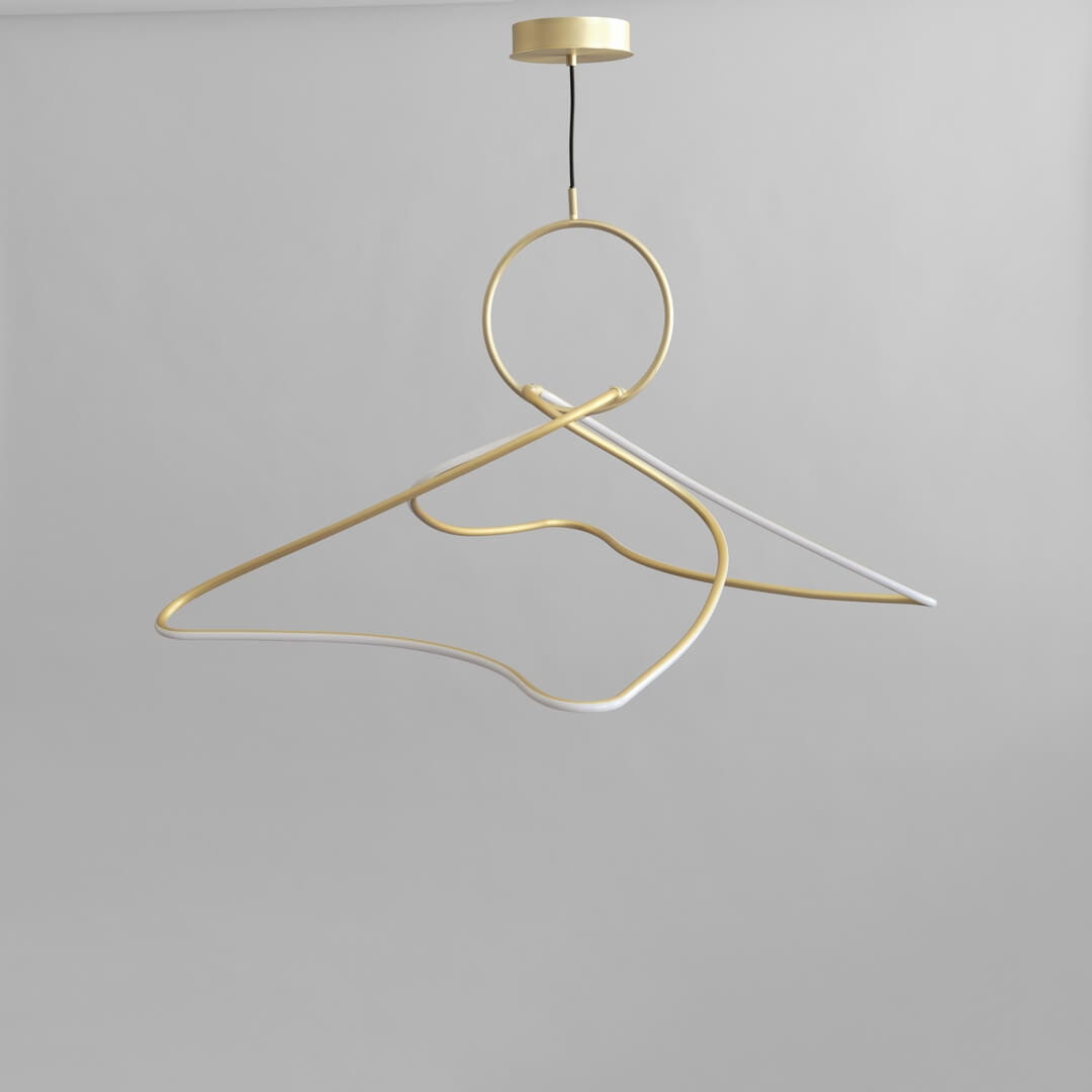 Lampa wisząca nowoczesna LED 243005 Kumo Chandelier Big Brass 101 Copenhagen