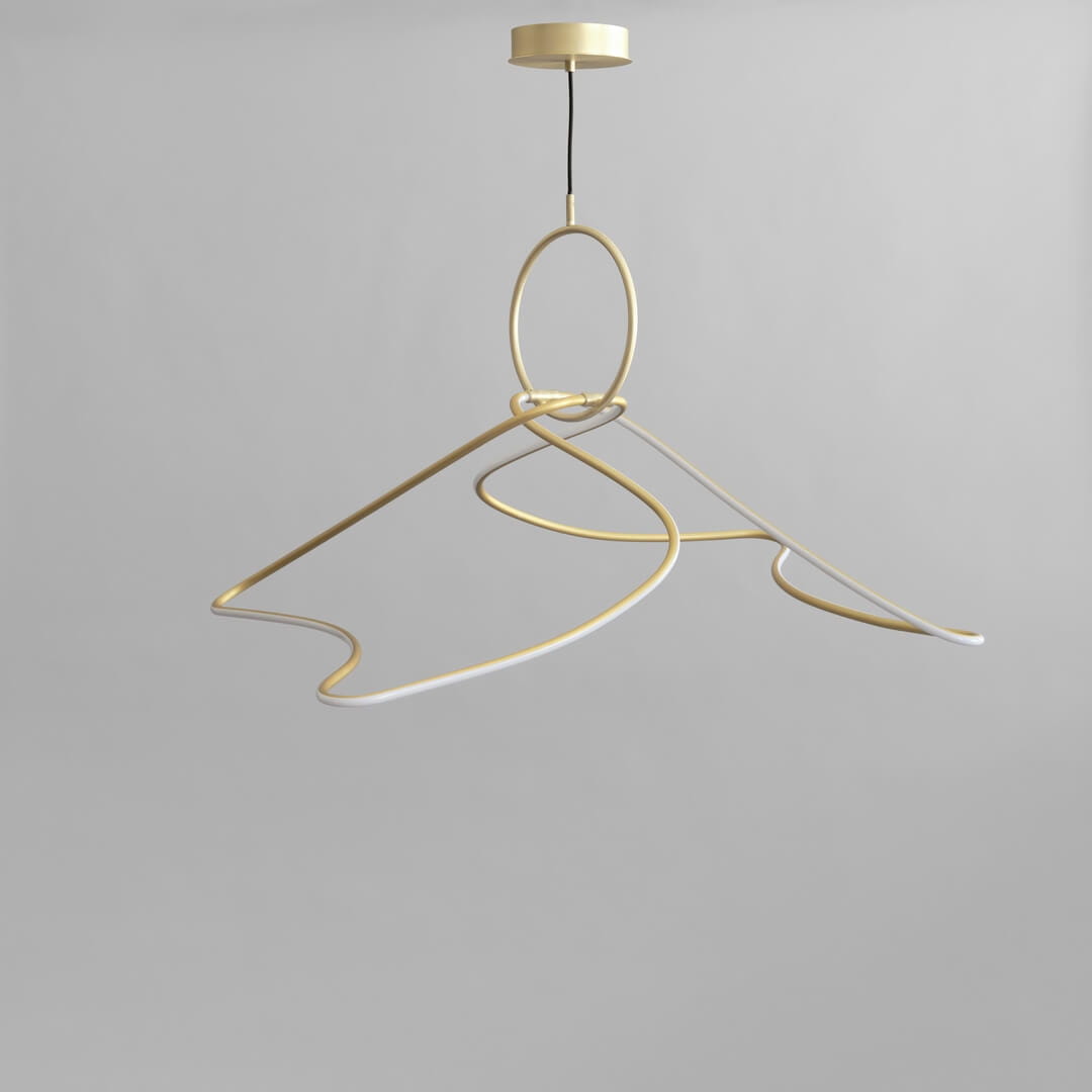 Lampa wisząca nowoczesna LED 243005 Kumo Chandelier Big Brass 101 Copenhagen