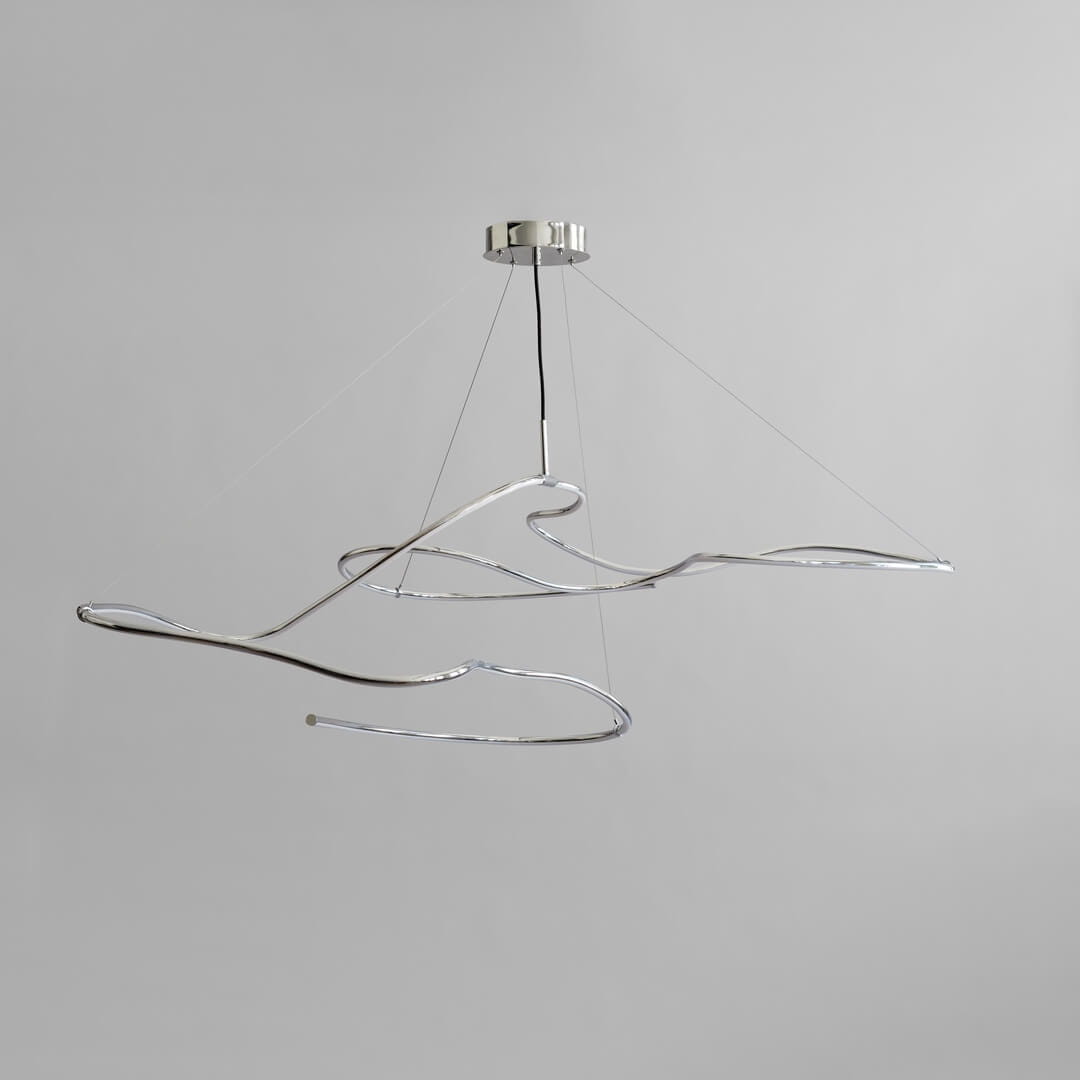 Lampa wisząca nowoczesna LED 242013 Ghost Chandelier Big Chrome 101 Copenhagen
