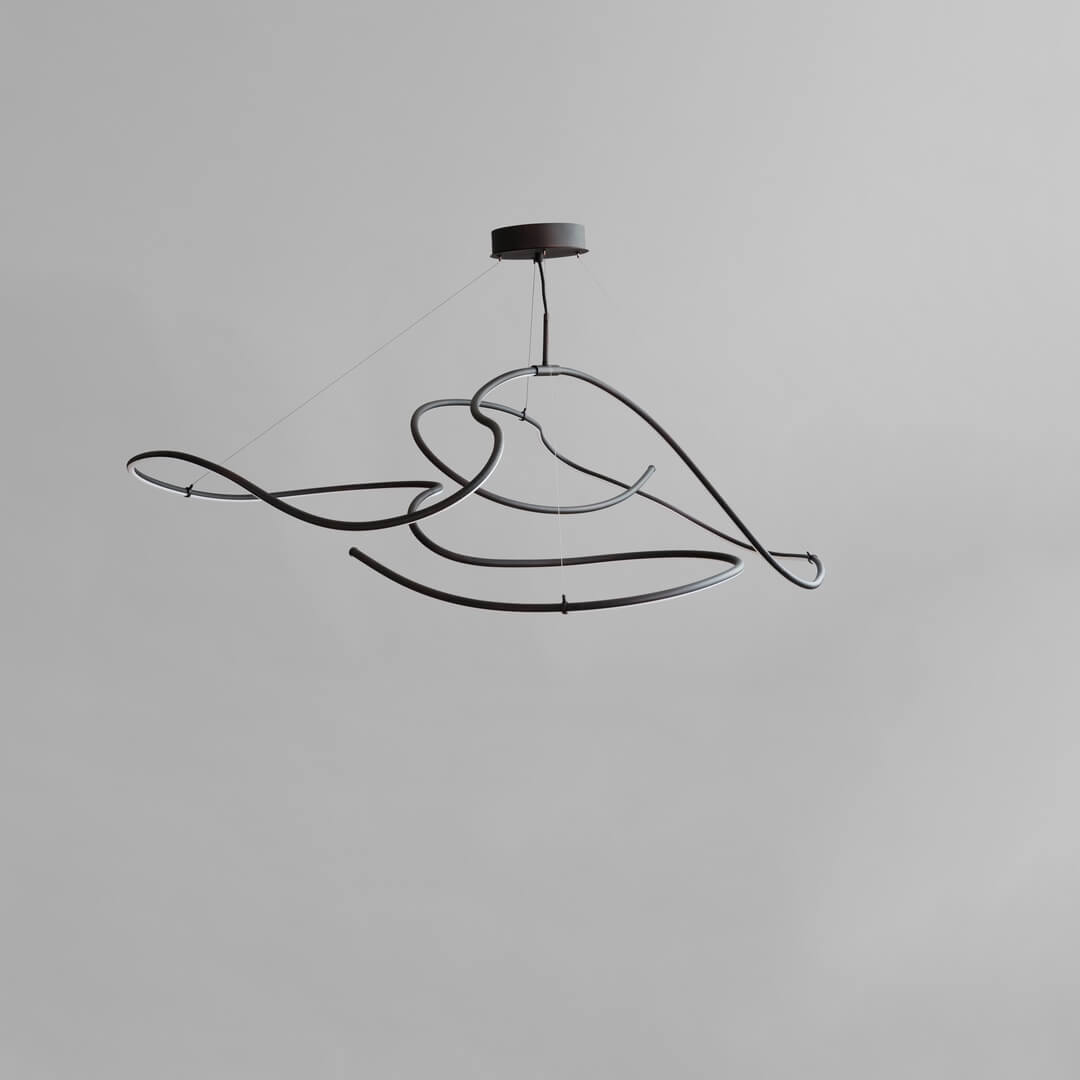 Lampa wisząca nowoczesna LED 243003 Ghost Chandelier Big Burned Black 101 Copenhagen