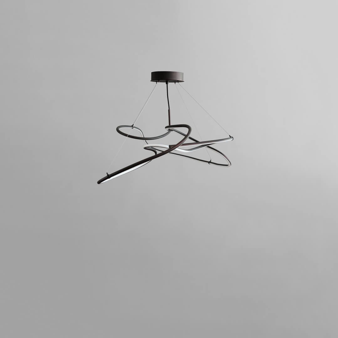 Lampa wisząca nowoczesna LED 243004 Ghost Chandelier Mini Burned Black 101 Copenhagen