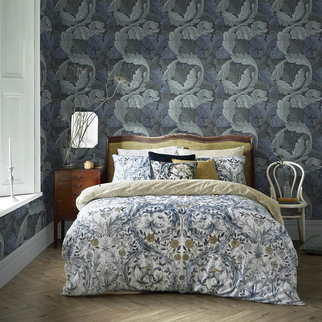 Tapeta liście akantu Graham & Brown Acanthus 124225 William Morris At Home