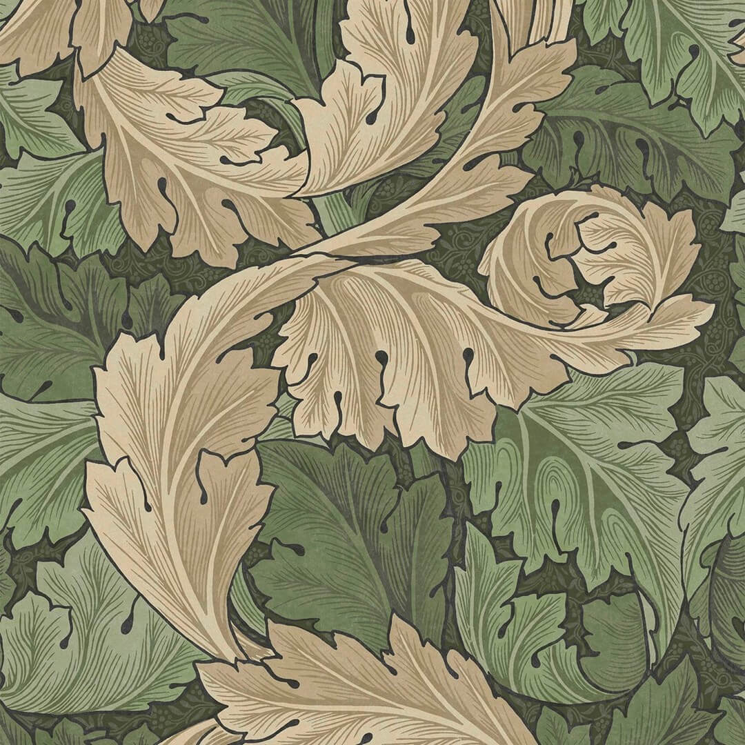 Tapeta liście akantu Graham & Brown Acanthus 124227 William Morris At Home