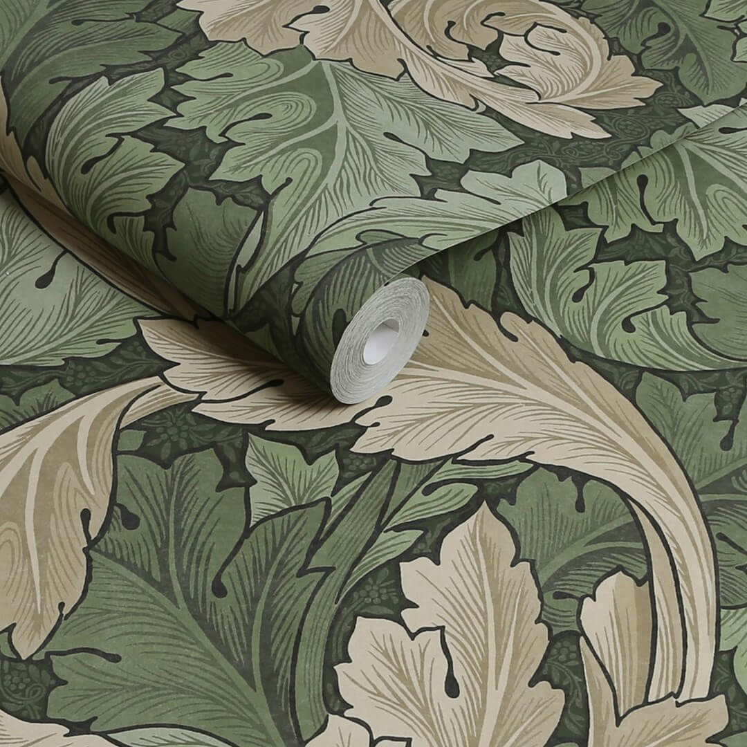 Tapeta liście akantu Graham & Brown Acanthus 124227 William Morris At Home
