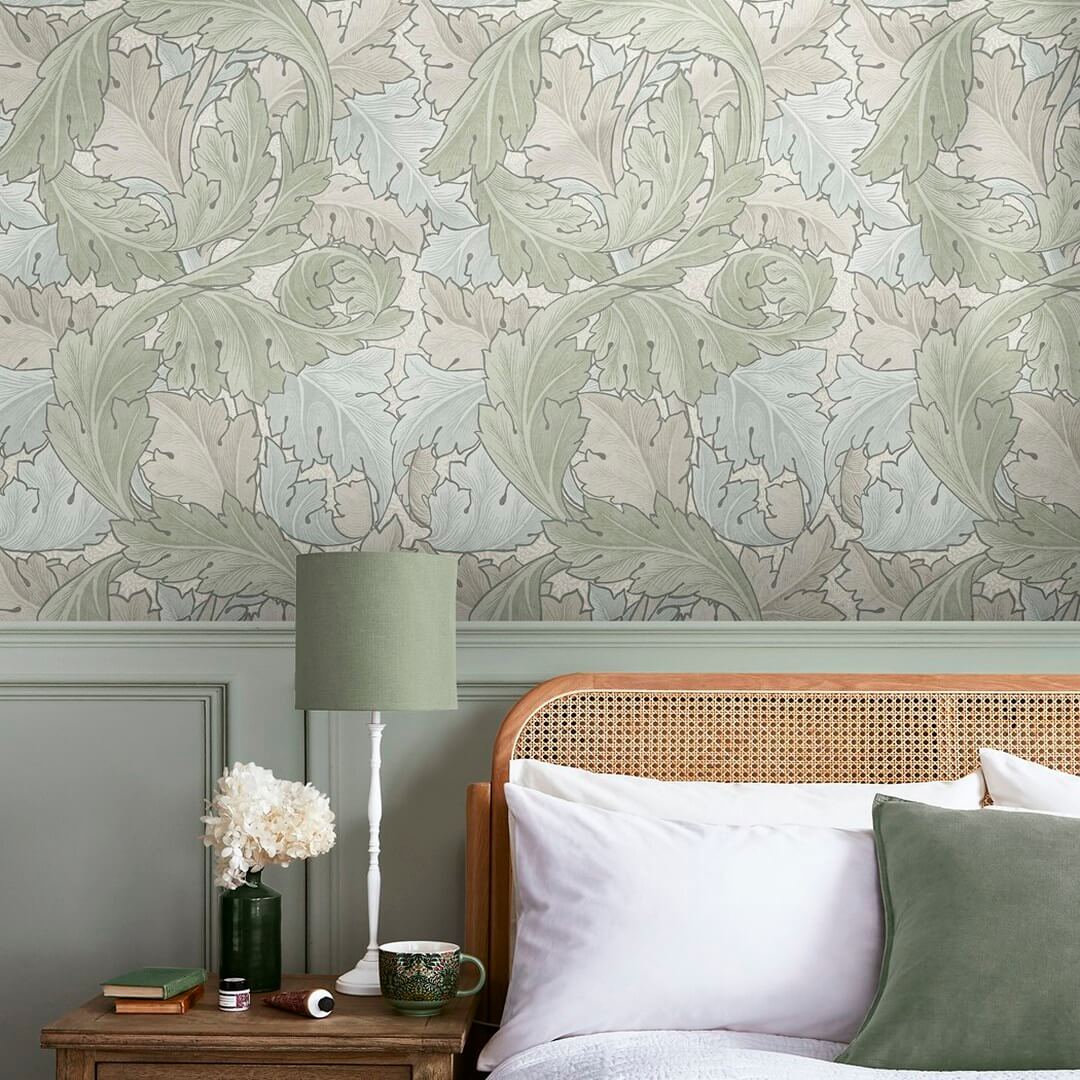 Tapeta liście akantu Graham & Brown Acanthus 124228 William Morris At Home