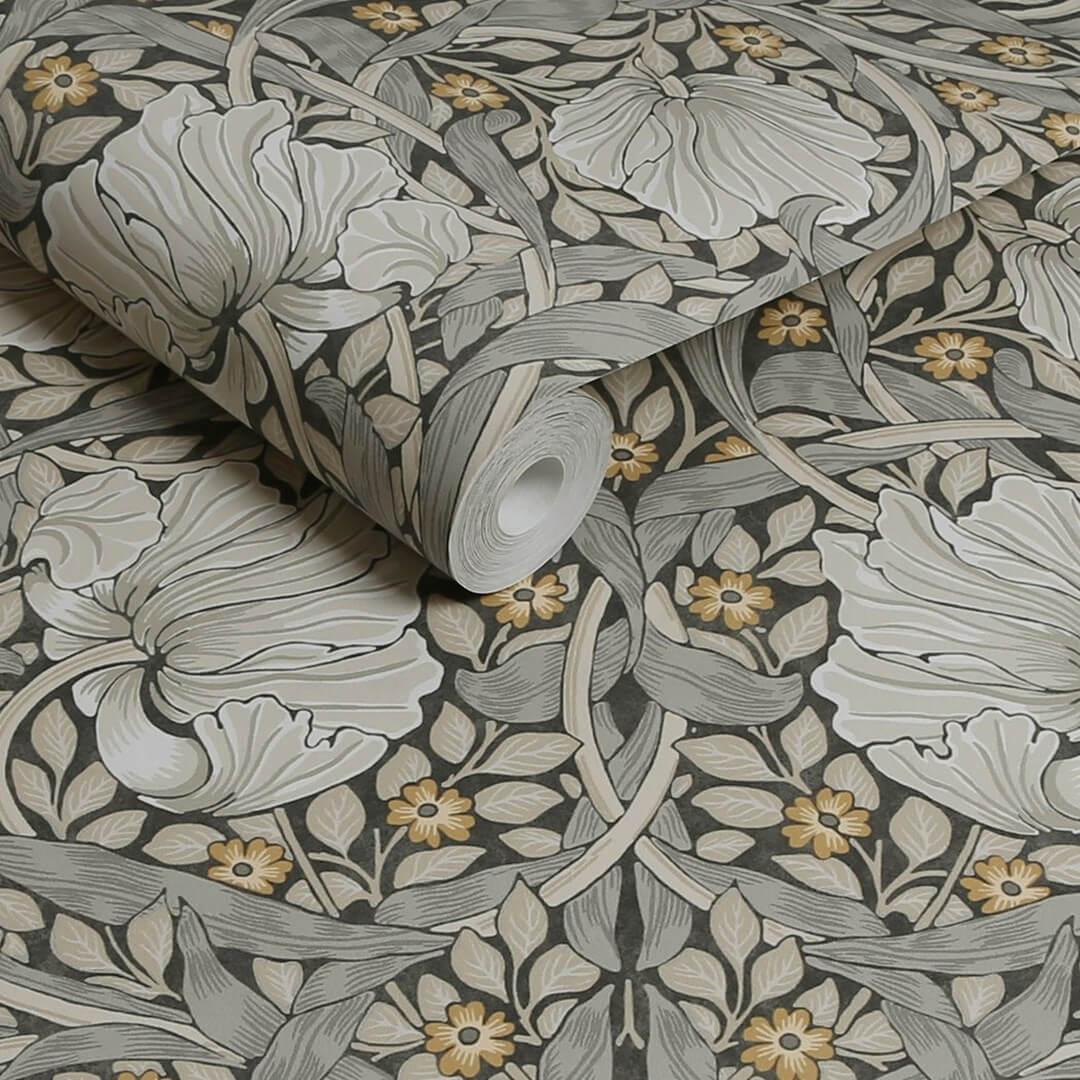 Tapeta kwiaty i liście Graham & Brown Pimpernel 124240 William Morris At Home