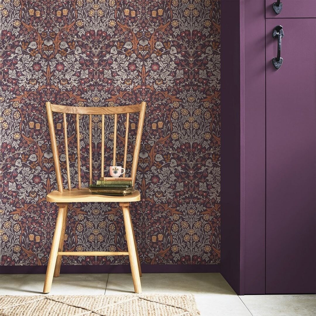 Tapeta roślinna Graham & Brown Blackthorn 124249 William Morris At Home