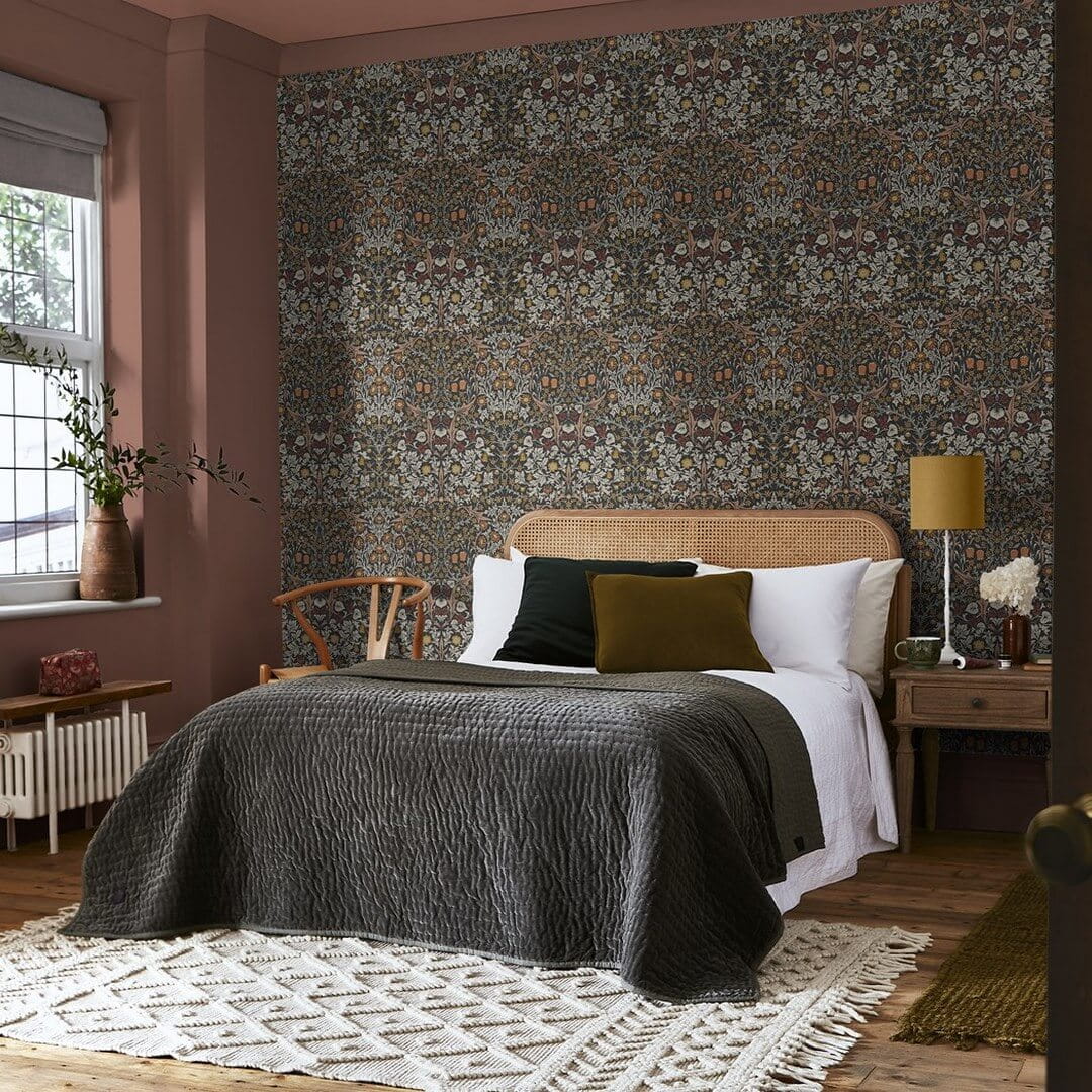 Tapeta roślinna Graham & Brown Blackthorn 124250 William Morris At Home