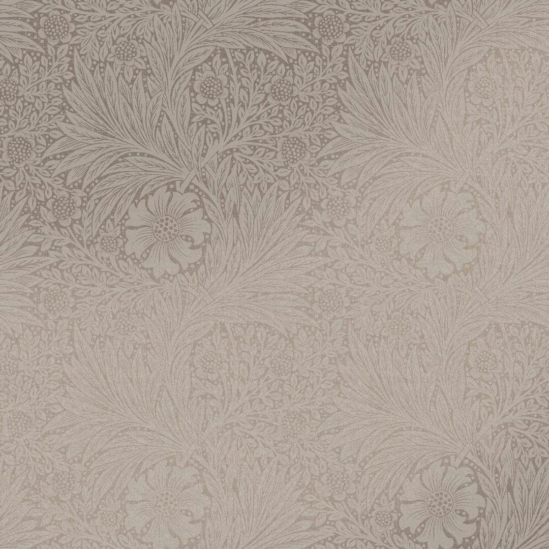 Tapeta kwiaty metaliczna Graham & Brown Marigold Fibrous 124257 William Morris At Home