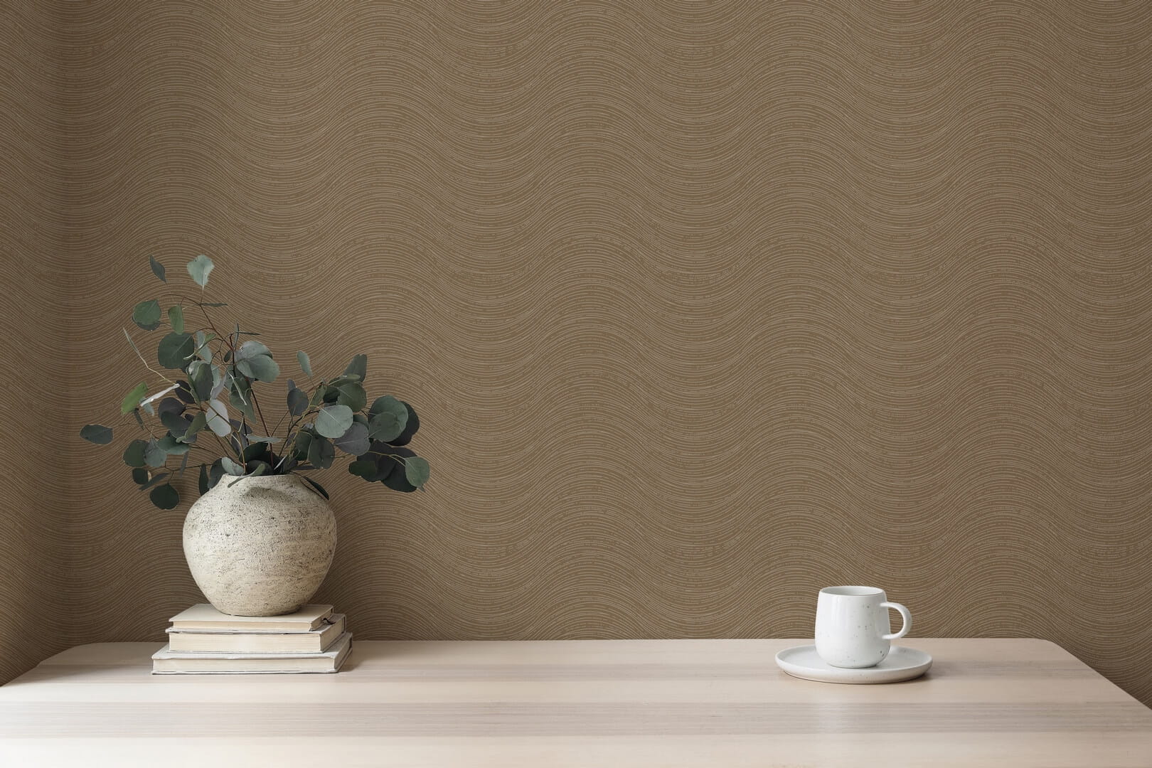Tapeta fale Hohenberger 65528 Ripple Chalk