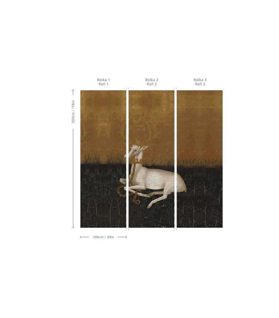 Mural jeleń 9093 Majestic Rest Wallcolors