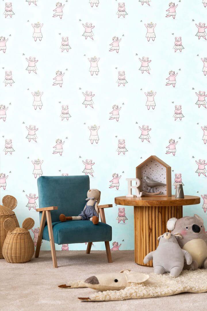 Tapeta tańczące świnki Hohenberger 27569 Happy Piggy Happy Inner Child