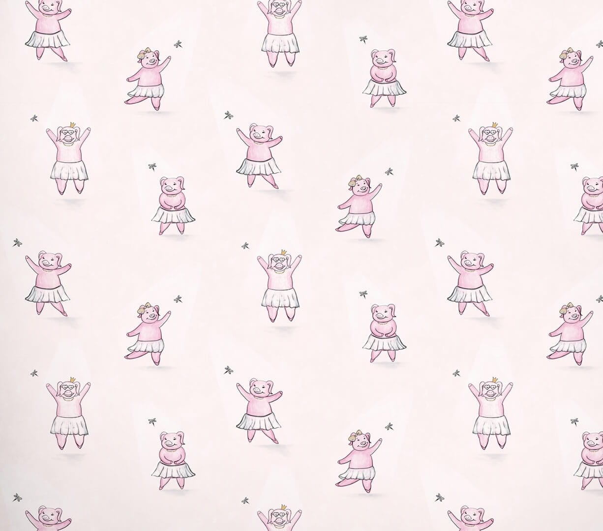 Tapeta tańczące świnki Hohenberger 27572 Happy Piggy Happy Inner Child